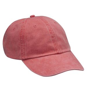 Adams LP101 Adult 6-Panel Cap - Poppy - One Size