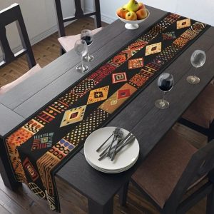 African Tribal Pattern Table Runner