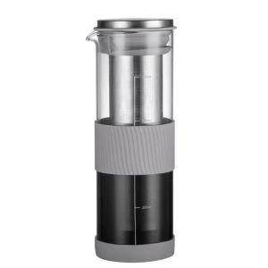 Airtight Cold Brew Coffee Maker - Double-Layer Iced Coffee & Tea Pitcher with Filter