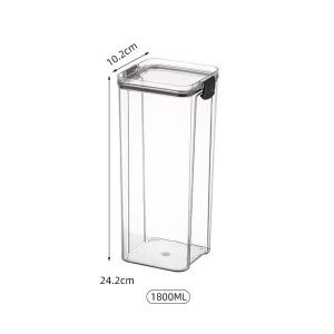 Airtight Food Storage Container Kitchen Grain Organizer Box Snack Storage Jar