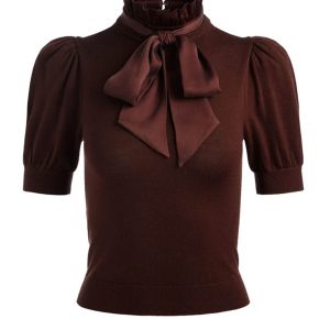 Alice + Olivia Sweaters Brown