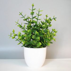 Artificial Potted Bonsai - High-Fidelity Faux Greenery for Modern Indoor & Outdoor Architectural Decor