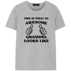 Awesome Grandma Shirt Funny Best Grandma Gift Tee