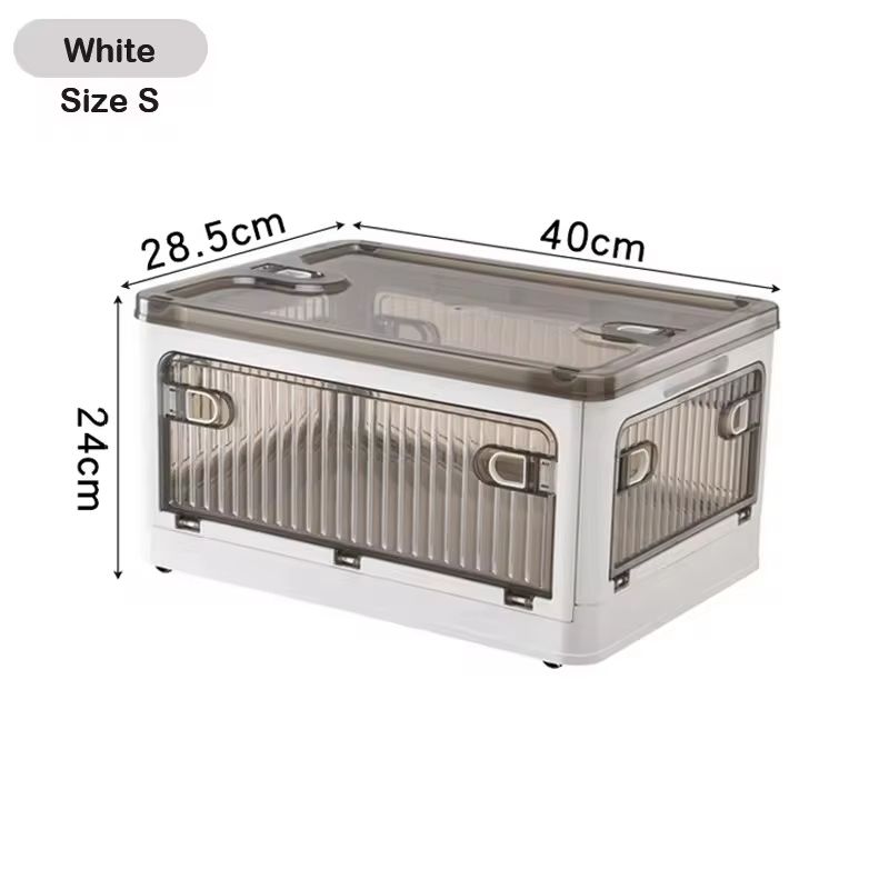 BGRORIO Foldable Rolling Closet Storage Box With Wheels