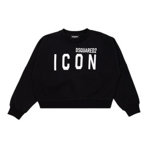 Baby girl sweatshirt Dsquared2 Icon Cropped