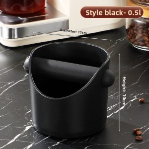 Barista Espresso Knock Box with Anti Slip Base Coffee Grounds Container