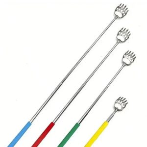 Bear Claw Telescoping Back Scratcher with Rubber Handle Ideal Gift for Comfort & Relief