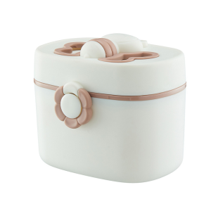 Bee Flower Milk Powder Box, Portable Food Storage Container, Baby Formula Dispenser, Baby Storage Organizer