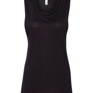 Bella + Canvas 8803 Women's Flowy Muscle Tank - Black - S