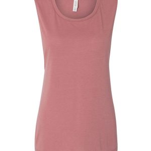 Bella + Canvas 8803 Women's Flowy Muscle Tank - Mauve - S
