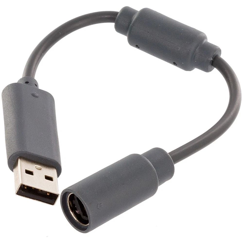 Breakaway Cable USB Adapter for Wired Controller Gray Replacement Cord