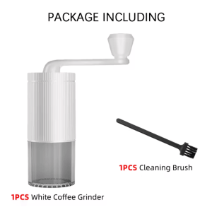 BrewGo Mini Manual Coffee Grinder with Adjustable Conical Burr
