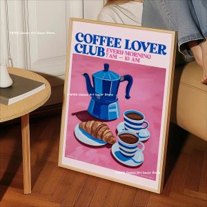 Buongiorno Espresso Canvas Print - Coffee Kitchen Wall Art Poster for Cafe & Modern Home Decor