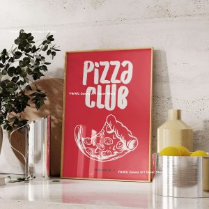 Canvas Wall Art Modern Kitchen Poster for Dining Room Decor