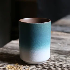 Ceramic Mug Retro Gradient Stoneware Coffee Tea Cup