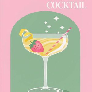 Colorful Cocktail Canvas Wall Art Prints
