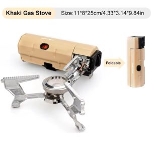 Compact Folding Camping Gas Stove Portable Butane Cassette Burner