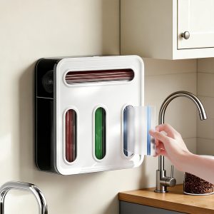 Compact Kitchen Storage Organizer Box Reusable Food Storage Container for Pantry & Home Organization