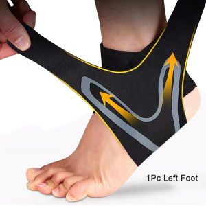 Compression Ankle Brace Support Sleeve, Breathable Sport Wrap for Running and Injury Relief