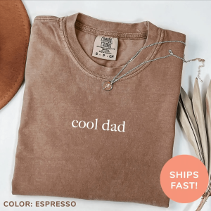 Cool Dad Shirt Comfort Colors Fathers Day Shirt New Dad Gift Dad Club Tee