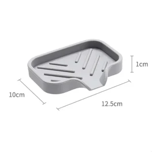 Countertop Sink Organizer, Sink Silicone Tray With Drain, Soap Storage Rack for Kitchen