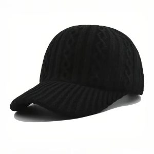 CozyPeak Knitted Baseball Cap for Warm Autumn and Winter Style