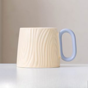 Cream Style Ceramic Coffee Mug for Breakfast and Office