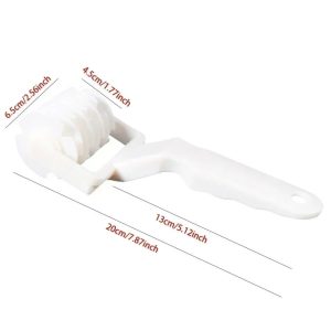 Creative Lattice Roller Cutter for Perfect Pastry & Pizza Dough Designs