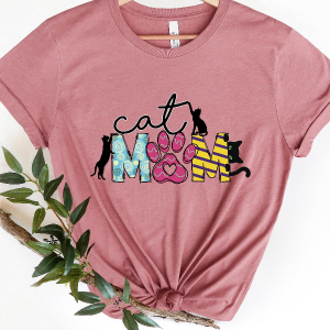 Custom Cat Mom Sweatshirt Cozy Womens Cat Mom Gift