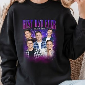 Custom Dad Shirt, Best Dad Ever Shirt, Personalized Bootleg Tee | Father's Day Gift