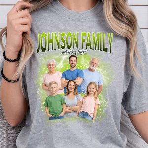 Custom Family T-Shirt, Retro Dog Sweatshirt, Personalized Pet Shirt, Vintage 90s Graphic