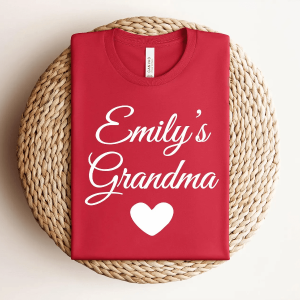 Custom Grandma T-Shirt Personalized Names Comfort Colors Mothers Day Gift Tee