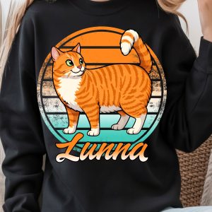 Custom Name Cat T-Shirt, Personalized Pet Shirt, Custom Cat Lover Tee