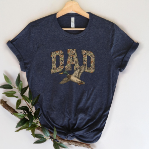Dad Hunting Shirt Camo Duck Tee Fathers Day Gift