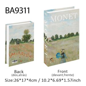 Decorative Book Box Fake Book Decor Coffee Table Books Storage Box Art Design