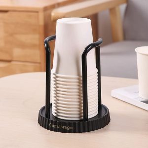 Desktop Disposable Cup Storage Rack
