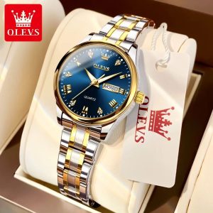 Diamond Dial Luxury Calendar Watch