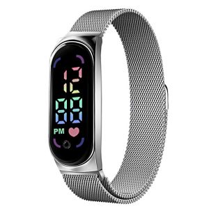 Digital LED Touch Watch for Women with Magnetic Strap for Everyday Style