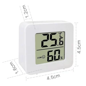 Digital Temperature Humidity Meter Mini LCD Hygrometer Thermometer Indoor Wall Mounted Sensor