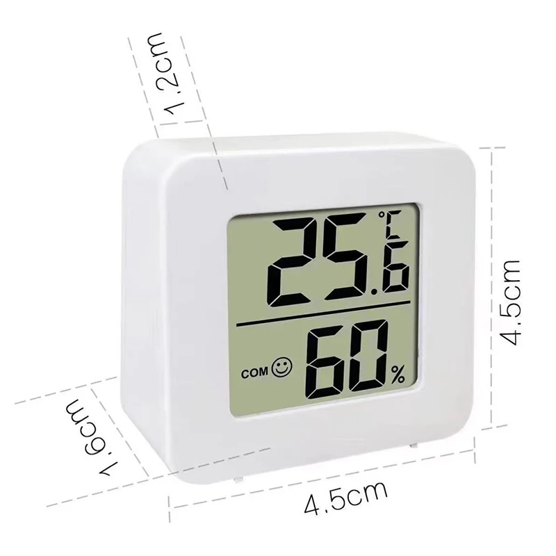 Digital Temperature Humidity Meter Mini LCD Hygrometer Thermometer Indoor Wall Mounted Sensor