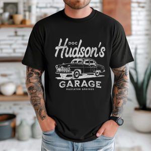 Doc Hudson Garage Shirt Classic Car Enthusiast Mechanic Tee Auto Lover Gift