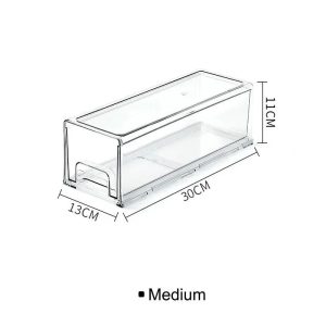 Drawer Type Refrigerator Storage Box Fridge Organizer for Eggs Meat and Food