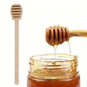 Eco-Friendly Mini Wooden Honey Dipper and High-Performance Mixing Stick Architecture