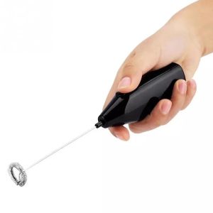 Electric Milk Frother Handheld Coffee Frother Electric Whisk Mixer for Cream Eggs Latte Foam