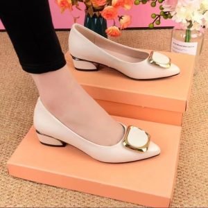 Elegant Women Pointed Toe Square Heel Shoes, Chunky Slip-On Heels for Casual, Party, and Wedding Wear