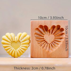 Embossed Engraved Wooden Rolling Pin