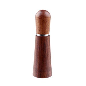 Espresso Distribution Needle Tool with Wooden Stand, Precision Coffee Stirrer for Perfect Crema