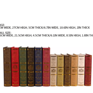 European Vintage Decorative Fake Books - Retro Simulation Book Props for Stylish Home Decor