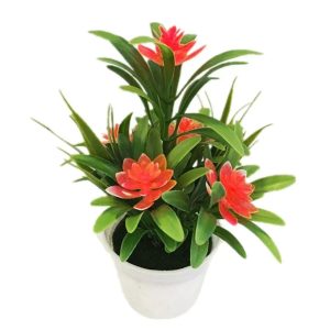EverBloom Artificial Potted Flower Plant Colorful Home Table Decor