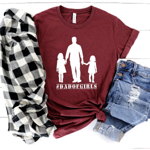 Fathers Day Gift from Daughters Shirt,Dad of Girls Shirt,New Dad Shirt,Dad Shirt,Daddy Shirt,Father's Day Shirt,Best Dad
